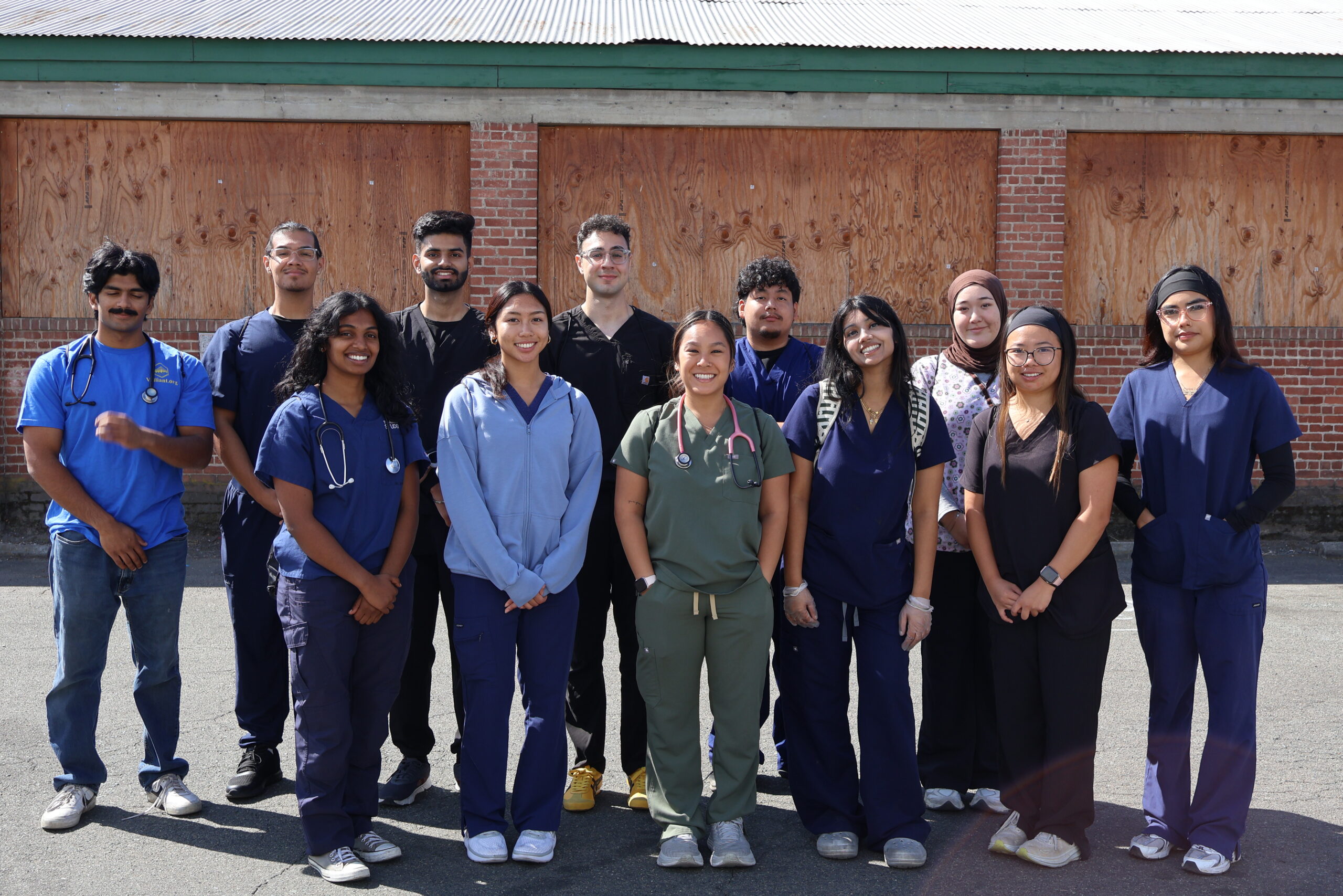 Valliant Foundation volunteers during community outreach
